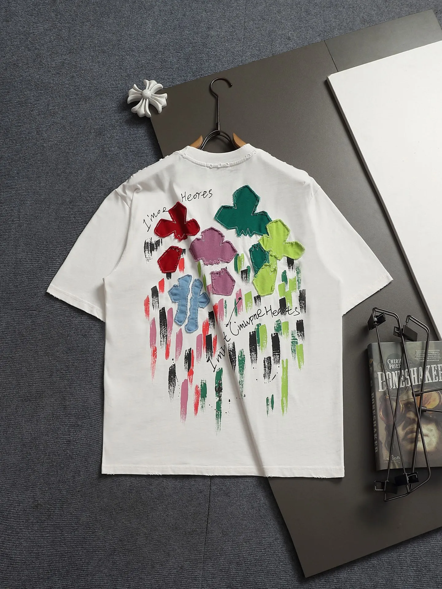 𝗖𝗵𝗿𝗼𝗺𝗲 𝗛𝗲𝗮𝗿𝘁𝘀/ 2026 New Arrival Original T 👑 ！ ！ ✟ ！ 👍 ✂️Quality , ！ 。 ： ➕100% 。Authentic ➕ ➕3D ➕ ： ！ ！ Authentic ！ Same Style ！ ：White Black Size：S-XL
